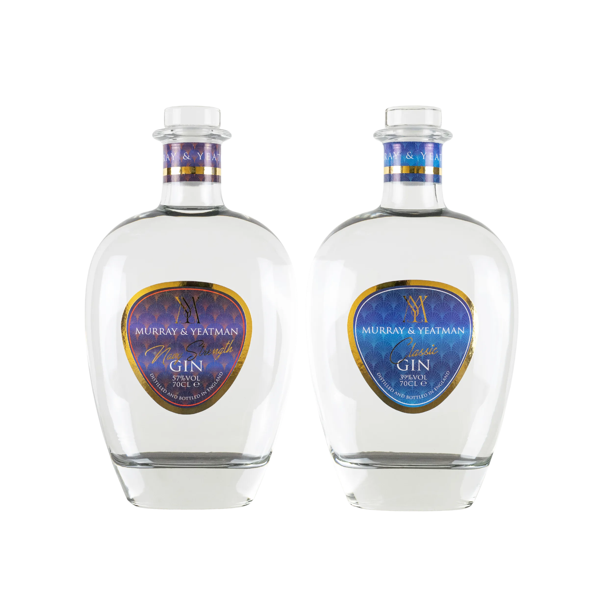 Presentation Bottle London Dry and Navy Strength Gin Twin Pack 70cl